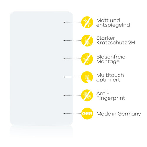 Schutzfolie matt für fujitsu - schutzfolie,